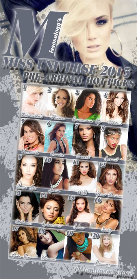 Miss Universe Pre Arrival Hot Picks Missosology