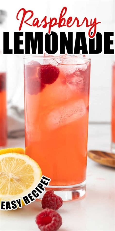 Homemade Raspberry Lemonade Recipe • Midgetmomma