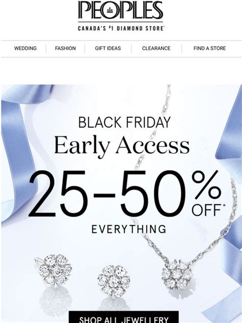 People S Jewellers Drop Everything Black Friday Early Access Is Here