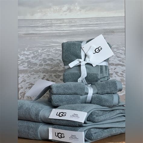 Ugg Bath Ugg Pasha 0 Cotton Bath Towels 8piece Set Nwt Poshmark