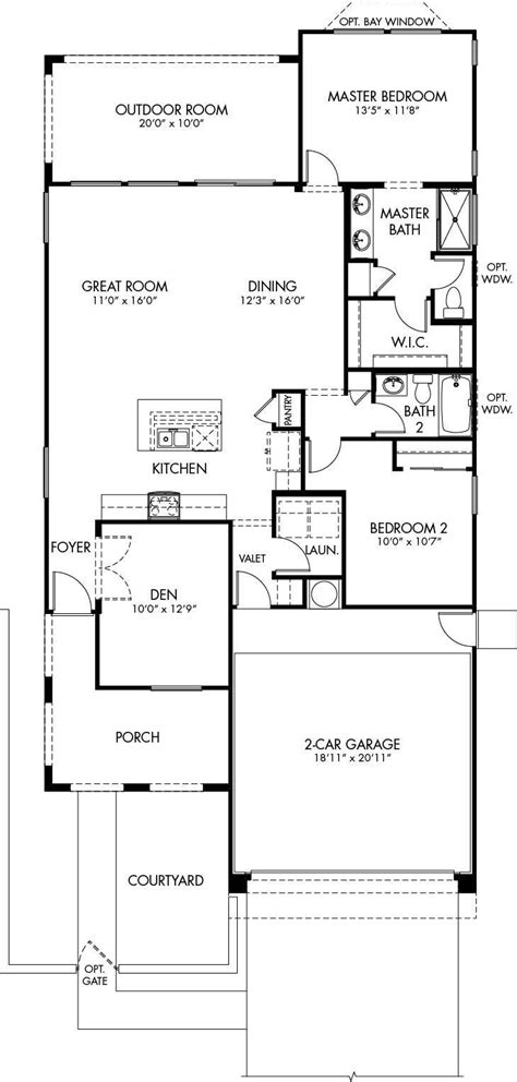 Libretto Floor Plan - Duet Series - CantaMia Floor Plans