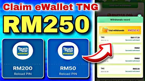 Dapat Claim Rm Ewallet Kredit Masuk Touch N Go Terbaru Youtube