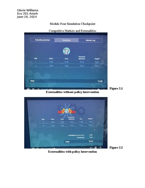 Module Four Simulation Checkpoint Gloria Williams Eco Amoh June