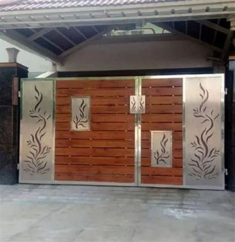 Hinged Exterior Residential Stainless Steel Gate At Rs 1400 Sq Ft In