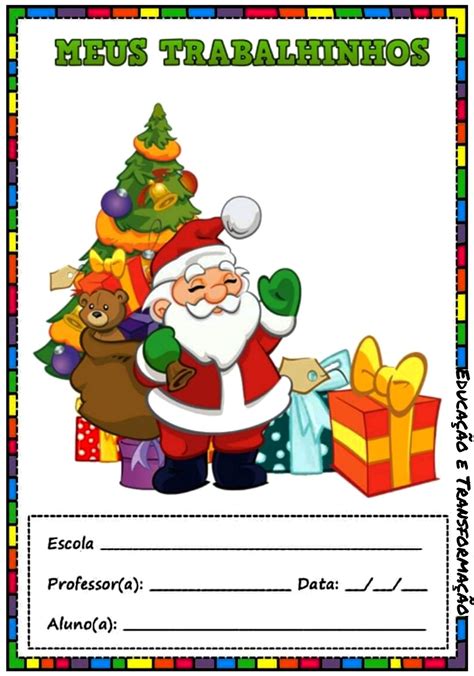 Capas De Atividade Natal Images Photos Mungfali Christmas Coloring