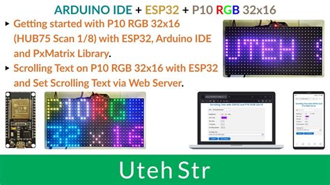 Arduino Ide Esp P Rgb X Hub Scan Pxmatrix Library