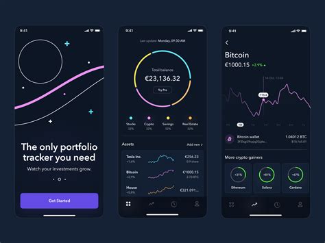 Investment Portfolio Tracker App UI By Jan Skrabalek For Thirdweb