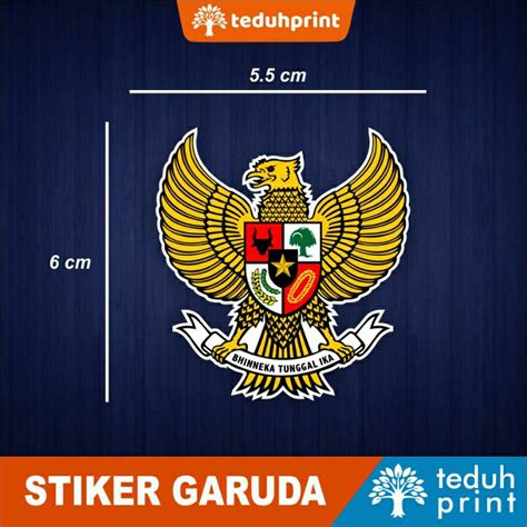 Jual Sticker Stiker Garuda Pancasila Lambang Garuda Indonesia