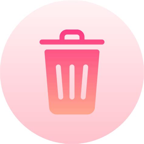 Recycle bin Basic Gradient Circular icon