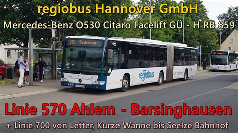 Sound Bus Mercedes Benz O Citaro Facelift G Von Regiobus Hannover