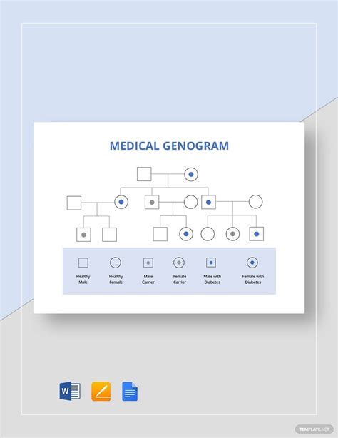 Medical Genogram Template in PDF, Word, Pages - Download | Template.net