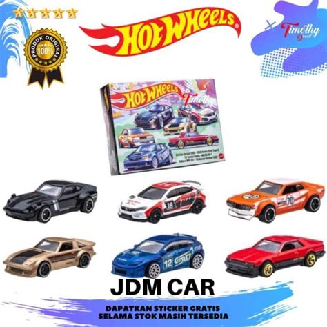 Jual Hot Wheels Gp Set 6 Jdm Cars Celica Subaru Mazda Honda Skyline Datsun Di Seller Velvet