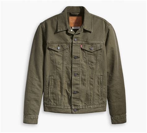 Canvas Trucker Jacket Green Levis® Us