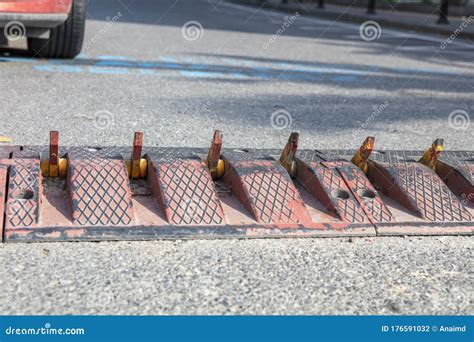 Iron Rusty Spikes Barrier Stock Photo Image Of Barrier 176591032