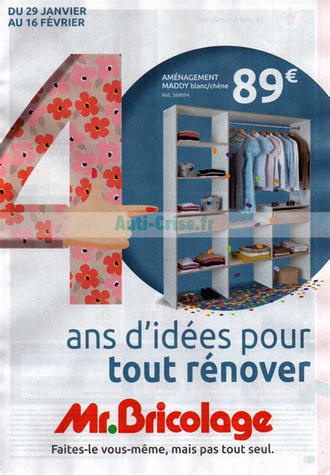 Anti Crise Fr Catalogue Mr Bricolage Du Janvier Au F Vrier