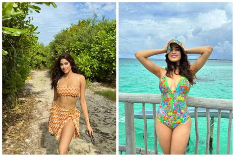 Janhvi Kapoor Slays in Scorching Hot Beachwear in Exotic Vacation Pics ...