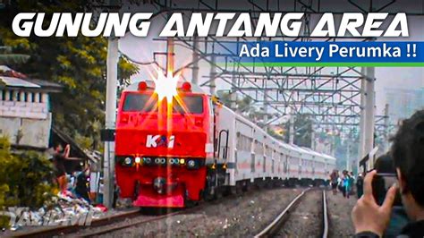 Ada Cc Hidung Miring Kompilasi Kereta Api Krl Di Gunung Antang