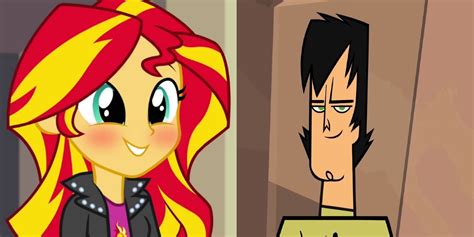 Sunset Shimmer Blushes At Trent By Totaldramaguy95 On Deviantart