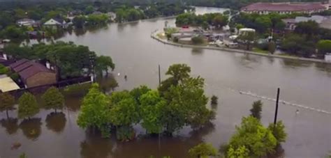 Drone photos show Harvey's impact on Houston