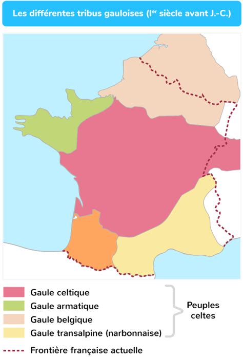 Les Gaulois Cm Cours Histoire Kartable