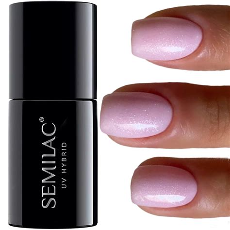 Semilac Baza Extend W Glitter Delicate Pink