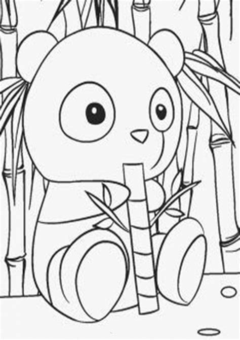 Easy Panda Coloring Pages