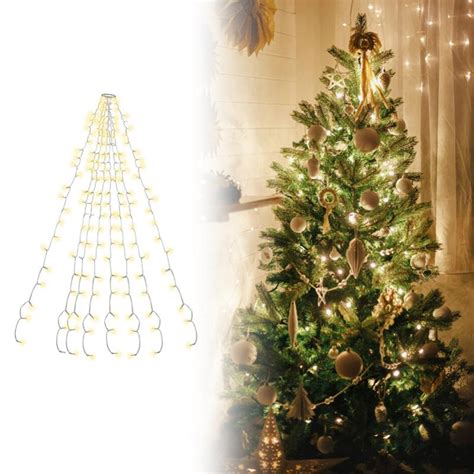 Guirlande lumineuse 280 LEDs 2 8m 8 effets lumineux Sapin de Noël avec