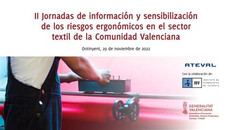 Jornadas de información y sensibilización de los riesgos ergonómicos en