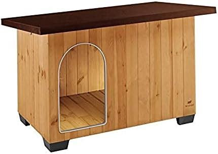 Ferplast Niche Pour Chiens Maisonnette Baita En Bois Fsc Pieds