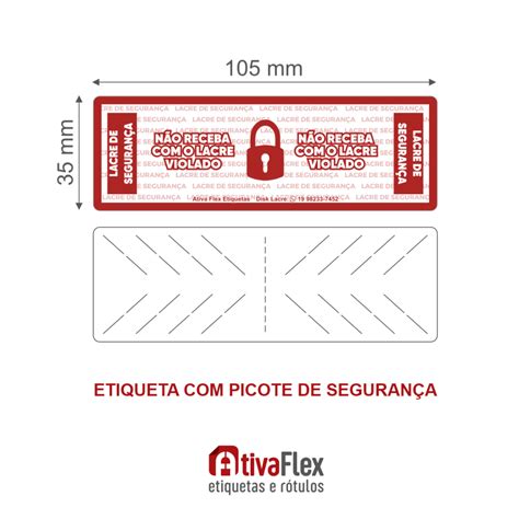 Kit Mil Etiquetas Adesivas Lacre Para Delivery Ativa Flex Etiquetas