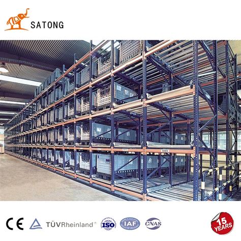 Satong Warehouse Storage Gravity Roller Pallet Rack China Roller Racking And Steel Racking