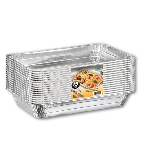 Full Size Deep Combo Pack Pans Without Lids X Heavy Duty