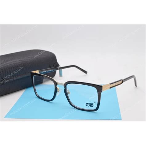 Jual Frame Kacamata Minus Mont Blanc 0612 Hitam Shopee Indonesia