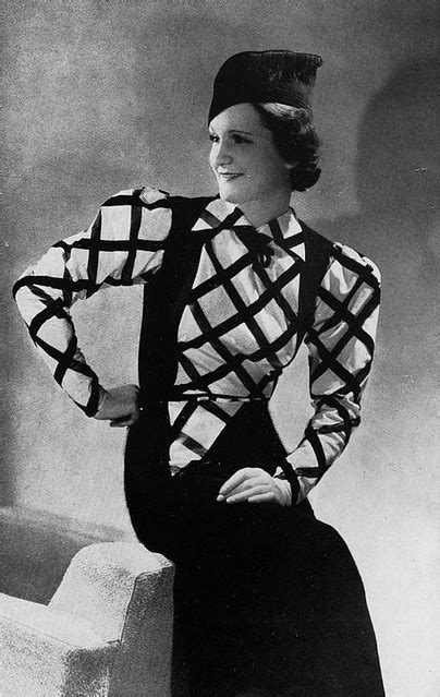 Robe D Apres Midi 1935 Les Modes Paris November 1935 Sh Flickr