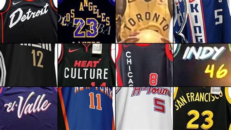 Thirteen 2023-24 NBA "City" Jerseys Leaked