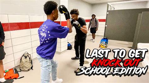 Last To Get Knocked Out School Edition Youtube