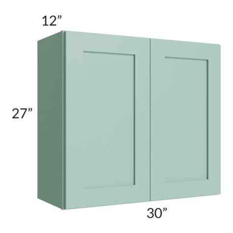 Midtown Sage Green Shaker X Wall Cabinet The Rta Store