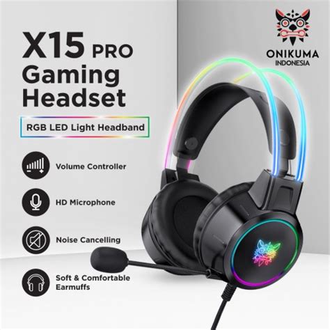 Onikuma X Pro Rgb Gaming Headset With Mic