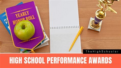 List Of Awards For High School Students For Good Performance ...