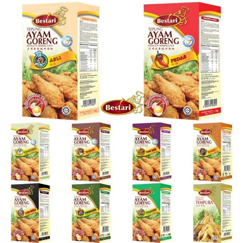 Tkm Bestari Crispy Fried Chicken Coating Mix 150g Shopee Malaysia