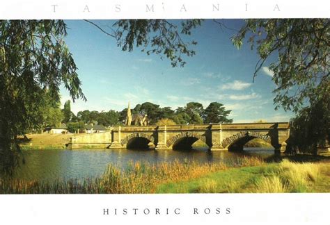 Ross Bridge Tasmania Postcard Now Discontinued Tasmanian