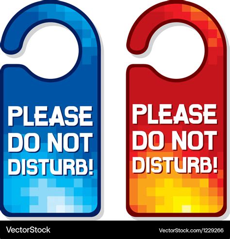 Please Do Not Disturb Sign Set Royalty Free Vector Image Hot Sex Picture