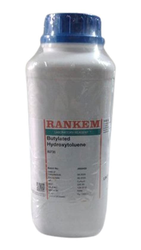 Butylated Hydroxy Toluene Bht Lr Grade Packaging Type Bottle