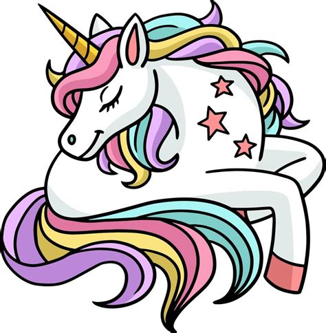 Unicorn With Star Cartoon Colored Clipart 8944163 Vector Art At Vecteezy