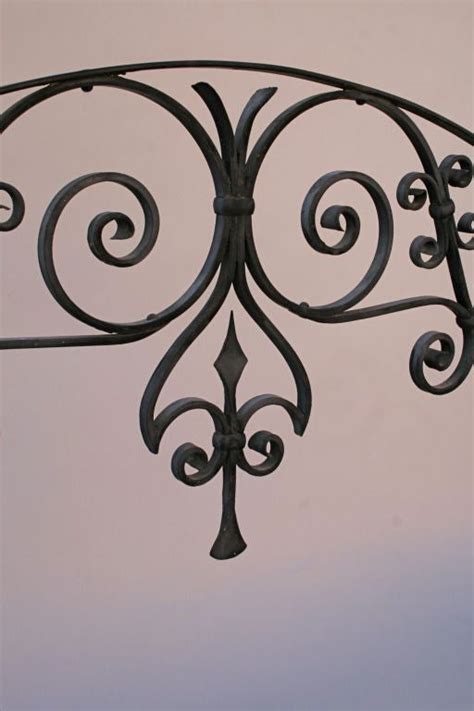 Decorative Wrought Iron Arch At 1stdibs Rod Iron Arch Wrought Iron