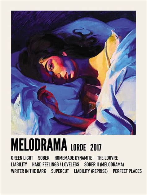 Melodrama Album Cover Lorde Melodrama Album Covers