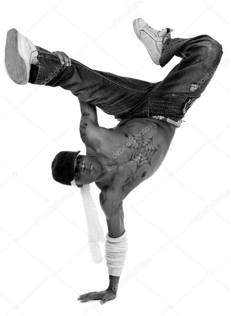 Danseur Hip Hop Fige Ses Mouvements Photographie Get Net