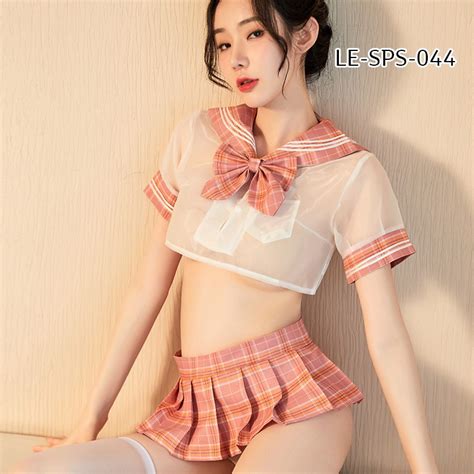 Jual Sexy Lingerie Wanita Tali V Silk Sleepwear G String Piyama Renda A LINGERIE STUDENT BAJU