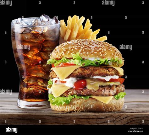 Cola And Hamburger Hi Res Stock Photography And Images Alamy