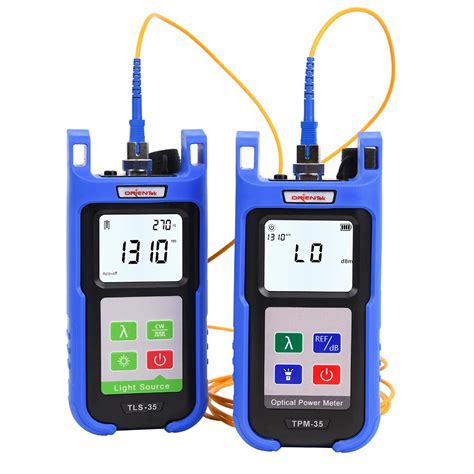 Orientek medidor de potencia de fibra óptica TPM 35 fuente de luz